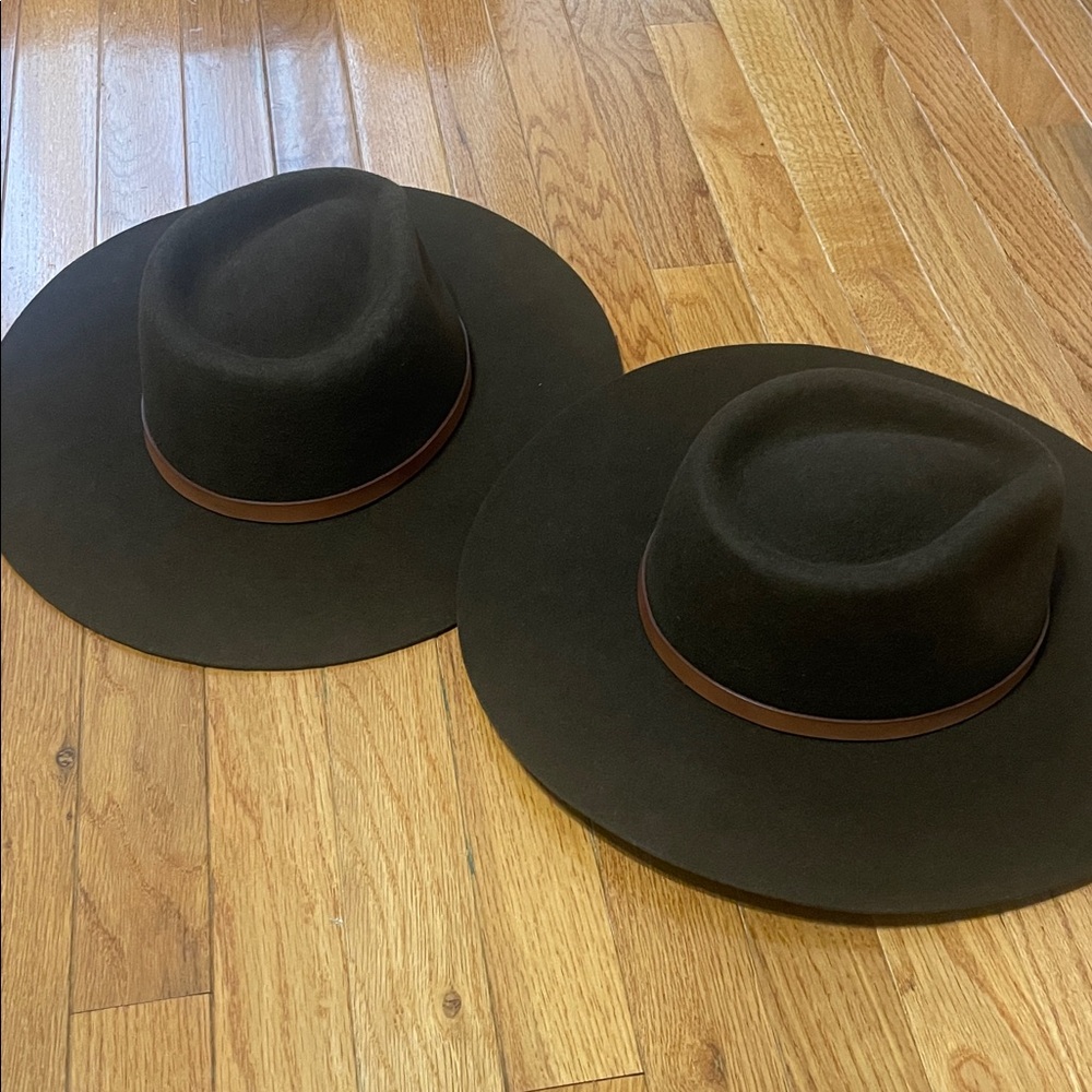 Free people x Minga La Vida Wool Rancher Hat - Oak - Picture 6 of 6